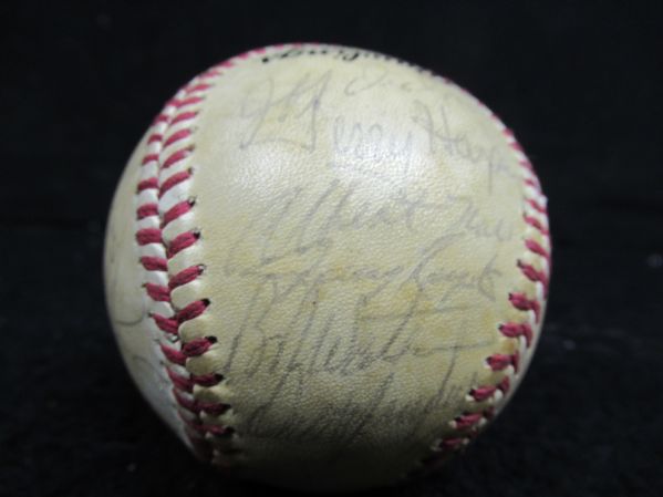 1984 Atlanta Braves Autographed ONL Baseball - (21) Signatures