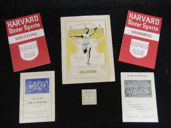 1906 - 1965 Collegiate Athletics Memorabilia Lot