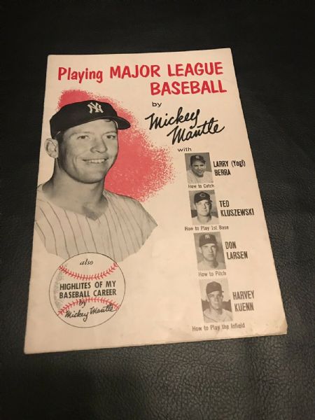 1950's Mickey Mantle Instructional Booklet