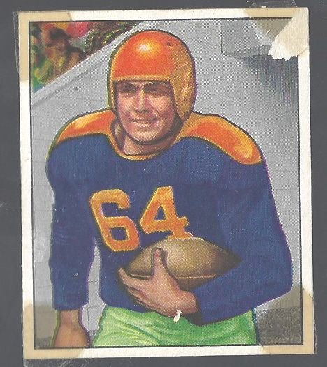 1950 Ted Fritsch (Green Bay Packers) Bowman Football card