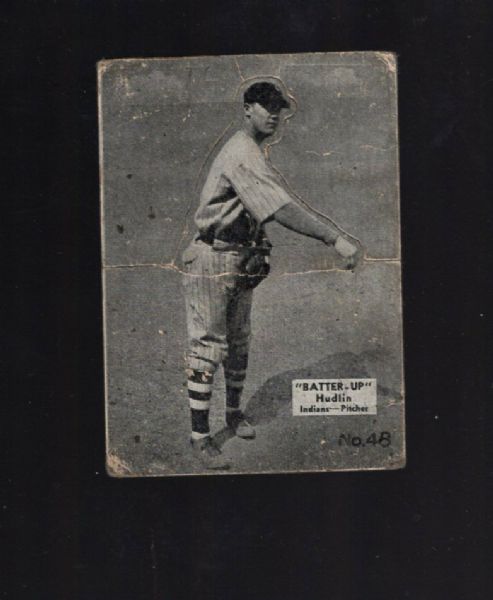 1934 Hudlin Batter Up Baseball Card
