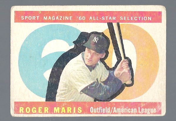 1960 Roger Maris (NY Yankees) All-Star Card