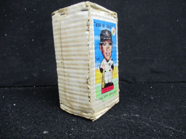 1962 Mickey Mantle (HOF) Bobbing Head Doll Empty Display Box 