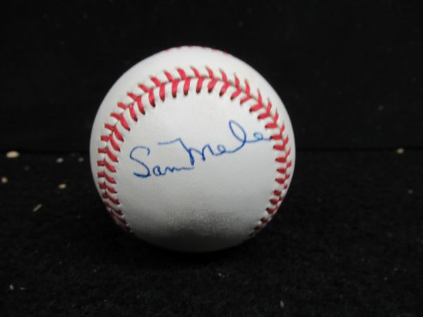 Sam Mele Autographed OAL Baseball