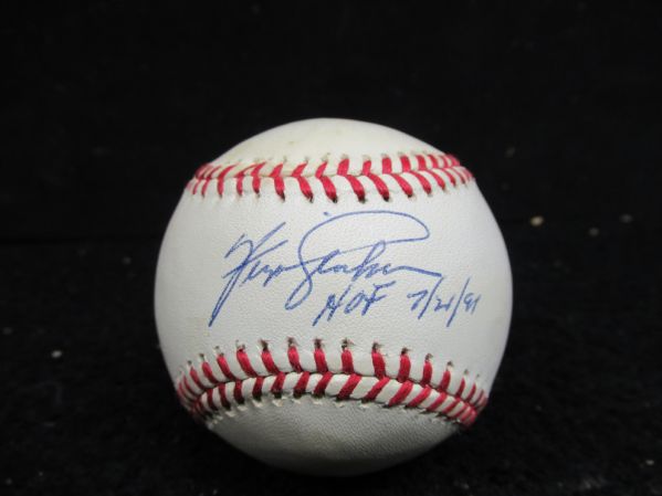 Ferguson Jenkins (HOF) Autographed ONL Baseball With Notation