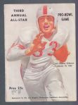 1953 NFL 3rd Annual Pro Bowl Official Program 