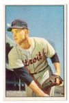 1953 Art Houtteman Bowman Color Baseball Card 