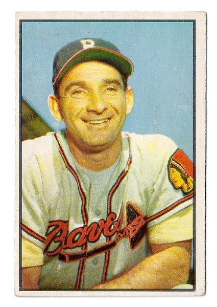 1953 Sid Gordon  Bowman Color Baseball Card 