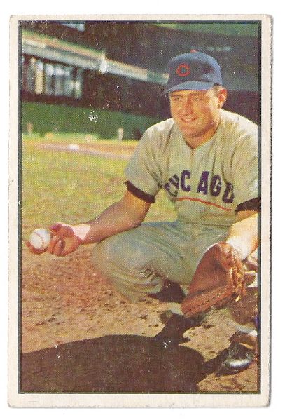 1953 Harry Chiti Bowman Color Baseball Card 