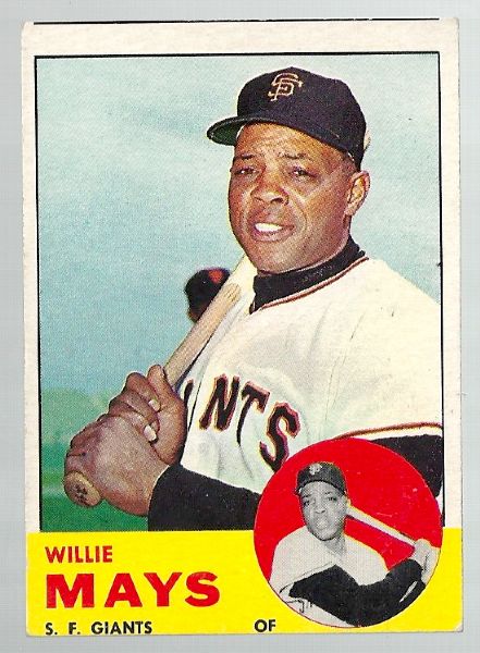 1963 Willie Mays (HOF) Topps Baseball Card