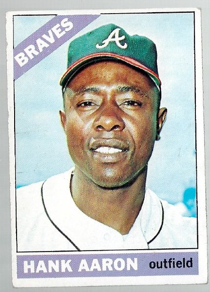 1966 Hank Aaron (HOF) Topps Baseball Card