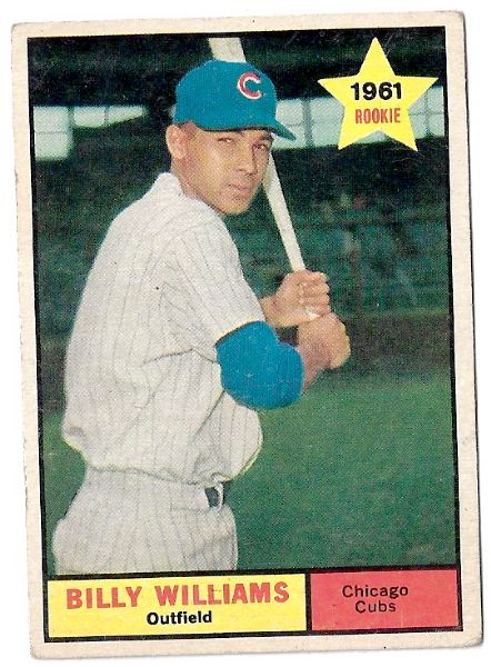 1961 Billy Williams (Rookie Card - HOF) Topps Baseball Card