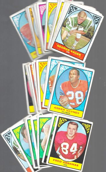 1967 Topps Football Cards Lot of (61)