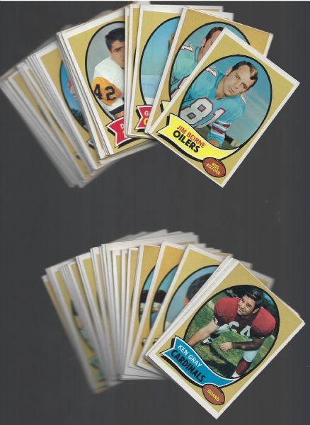 1970 Topps Football Cards Lot of (81)