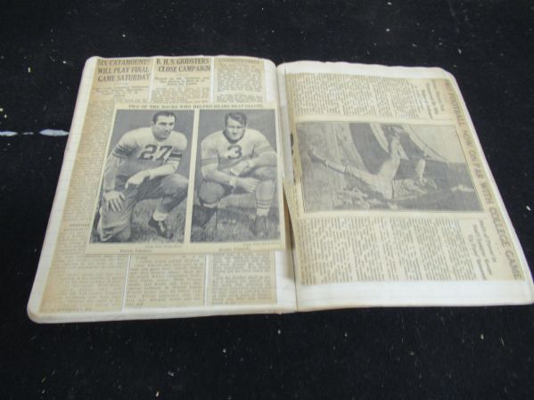 1934 Collegiate Football Scrapbook - Mostly New England Schools