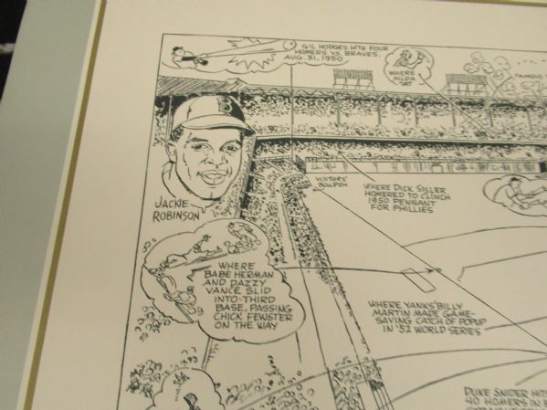 Ebbets Field - Amadee Print - 16 x 22 - Suitable for Framing