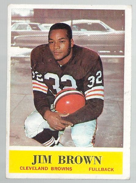 1964 Jim Brown (Pro Football - HOF) Philadelphia Gum Card