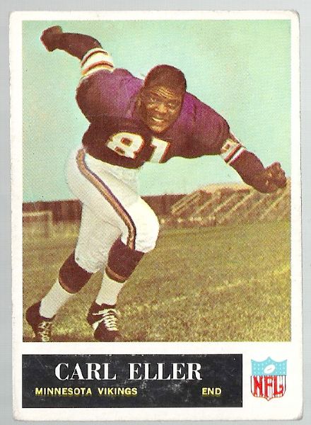 1965 Carl Eller (Pro Football - HOF) Philadelphia Gum *Rookie* Card 