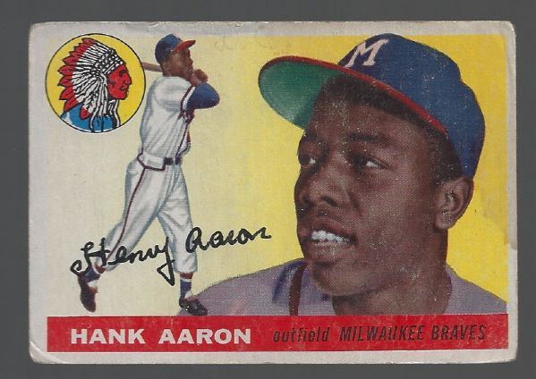 1955 Hank Aaron (HOF) Topps Baseball Card