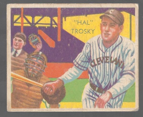 1935 Hal Trosky (Cleveland Indians) Diamond Stars Baseball Card