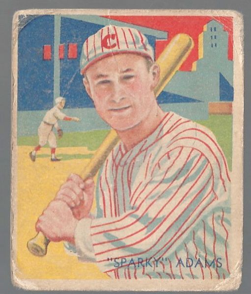 1935 Sparky Adams (Cincinnati Reds) Diamond Stars Baseball Card