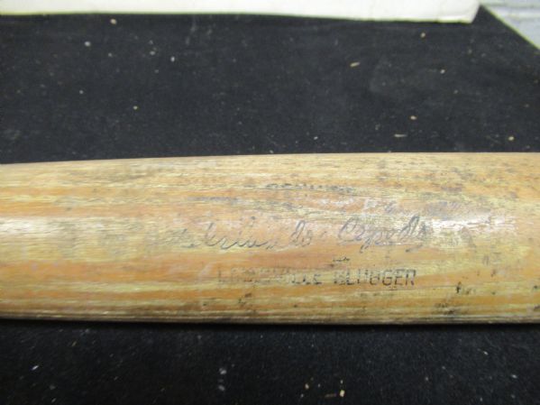 1960's Orlando Cepeda (HOF) Louisville Slugger Baseball Bat