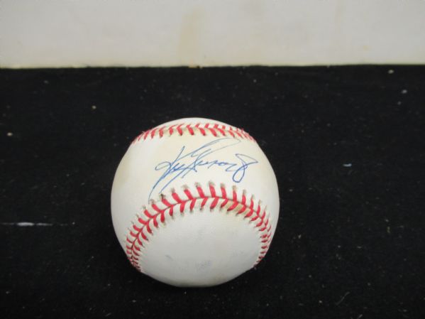 Ken Griffey, Jr. (HOF) Autographed Baseball with Beckett Authentication Number