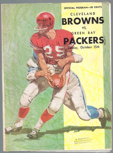 1961 Cleveland Browns (NFL) vs. Green Bay Packers at Cleveland