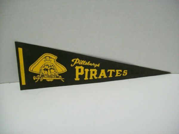 C. 1950's/60's Pittsburgh Pirates Smaller Size Pennant