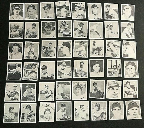 1948 Bowman Baseball Cards Complete Set -  Most Mid Grade