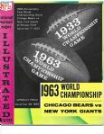 1963 NFL Championship Official Program - Bears vs. Giants