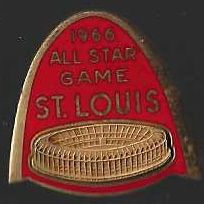 1966 MLB All-Star Game Press Pin at St. Louis