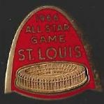 1966 MLB All-Star Game Press Pin at St. Louis