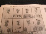 1919 Cincinnati Reds (Champions) and Detroit Tigers Police Gazette Supplemental Display Piece