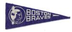 1950 Boston Braves American Nut & Chocolate Pennant