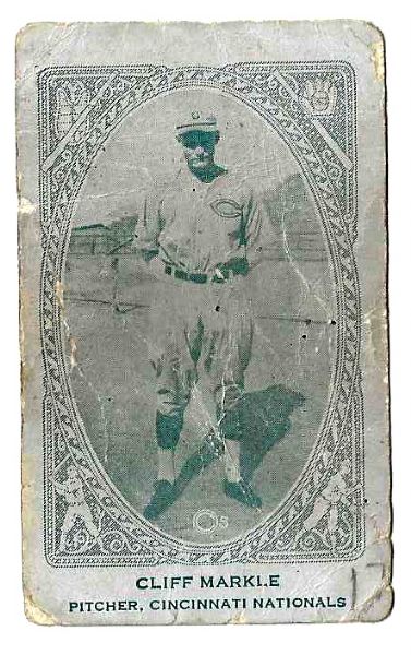 1922 Cliff Markle American Caramel Baseball Card