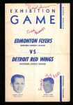 1958 Detroit Red Wings vs, Edmonton Flyers (NHL) Hockey Program