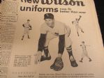 1956 Nellie Fox Wilson Sporting News Large Size Display Ad