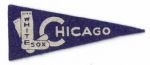 1950 Chicago White Sox American Nut & Chocolate Pennant