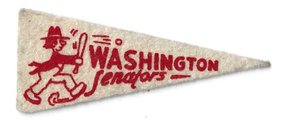 1950 Washington Senators American Nut & Chocolate Pennant - # 2