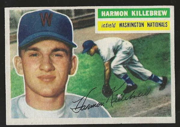1956 Harmon Killebrew (HOF) Topps Baseball Card