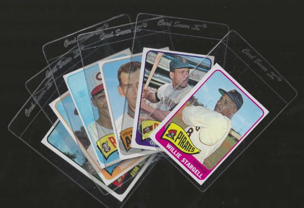 1965 Topps Baseball Cards High Grade Lot of (6) With Stars