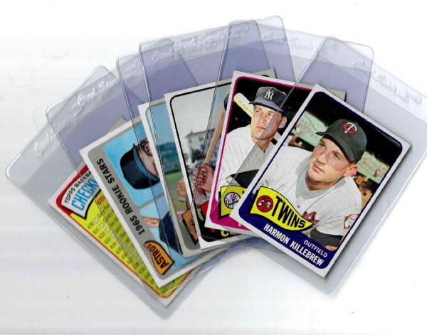 1965 Topps Baseball Cards High Grade Lot of (6) With Harmon Killebrew 