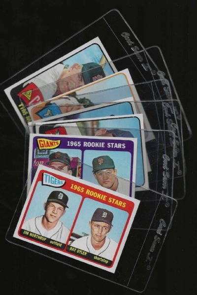 1965 Topps Baseball Cards High Grade Lot of (6) - Minor Stars & Rookie Cards