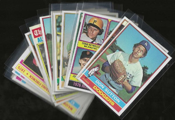 1976 Topps Baseball Card High Grade Lot of (20) - # 2