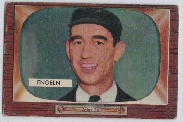 1955 Bowman Baseball - Engeln - Umpire