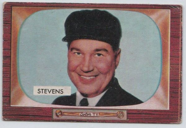 1955 Bowman Baseball - Stevens - Umpire 