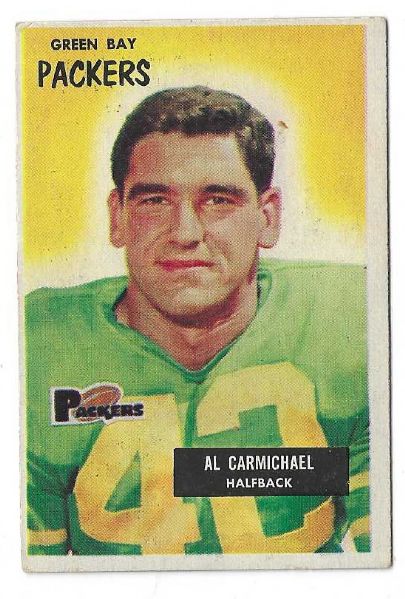 1955 Al Carmichael (Green Bay Packers ) Bowman Football Card