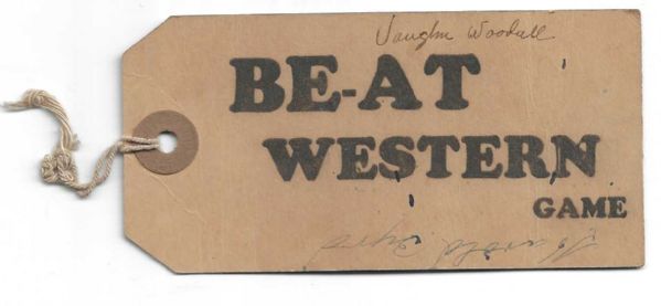 1933 Murray State (College Football) vs. Western Kentucky Football Luggage Tag