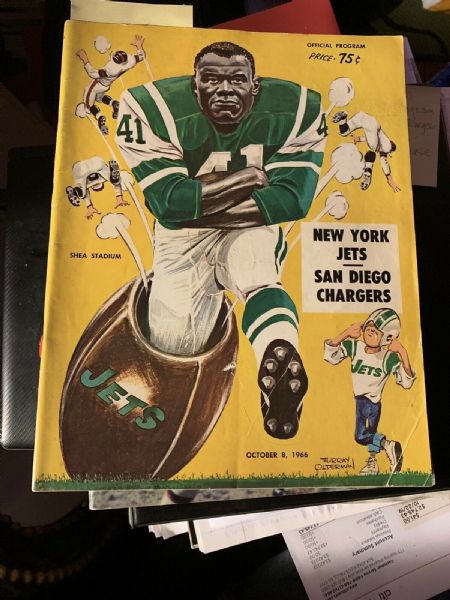 1966 NY Jets (NFL) Pro Football Program